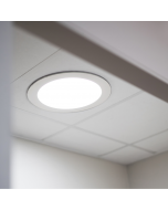 Powerdaylight Ø 35 cm plafondplaat rond opbouw wit binnenzijde