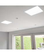 Powerdaylight Ø 35 cm plafondplaat vierkant verzonken Binnenzijde