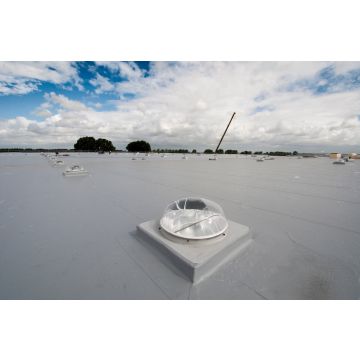 Powerdaylight Ø 53 cm Eco plat dak buitenzijde