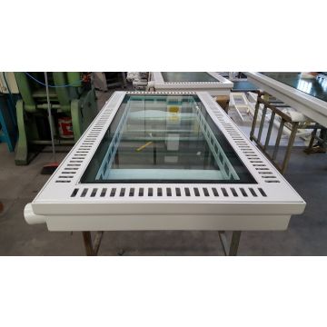 Lucernario met helder glas