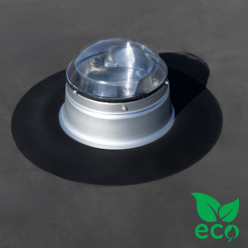 Powerdaylight Ø 35 cm Eco plat dak buitenzijde